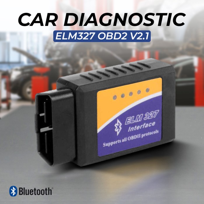 Diagmall Car Diagnostic ELM327 Bluetooth OBD2 V2.1 Test Tool - SC03