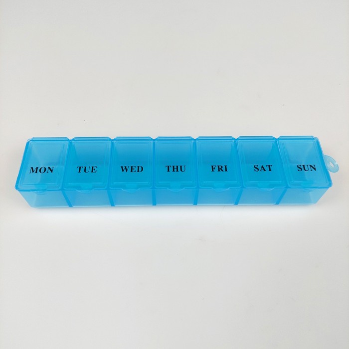 Kotak Obat 7 Day Medicine Tablet Storage - Multi-Color