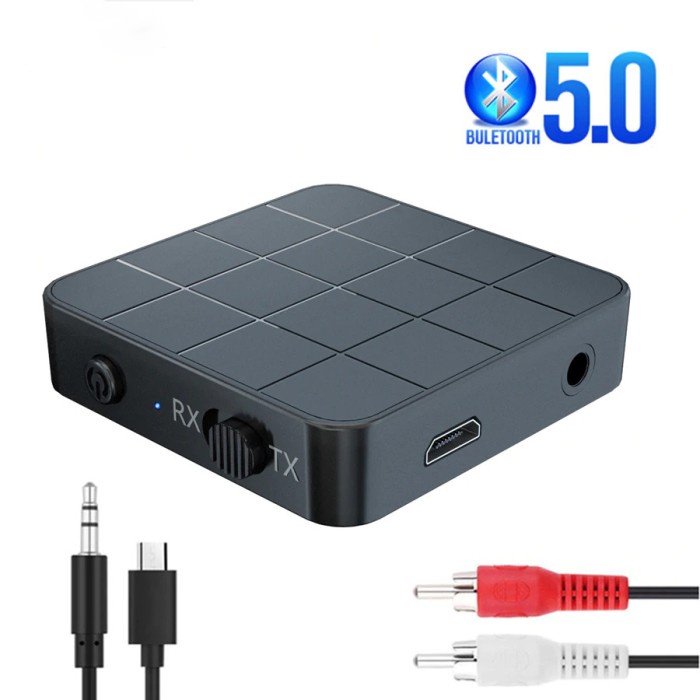 TaffSTUDIO 2 in 1 Audio Bluetooth 5.0 Transmitter &amp; Receiver 3.5mm - KN321