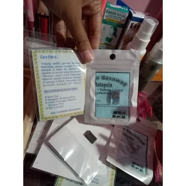 GAMBIR SERAWAK PADAT ASLI