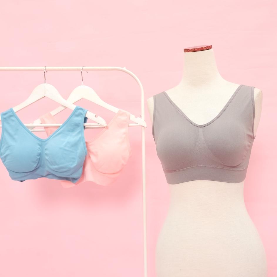 Promotion Genie Bra Wanita Tanpa Kawat (isi 3 Pcs) | BH Sport, Push up, Busa, Tanpa tali, Jumbo, Sex