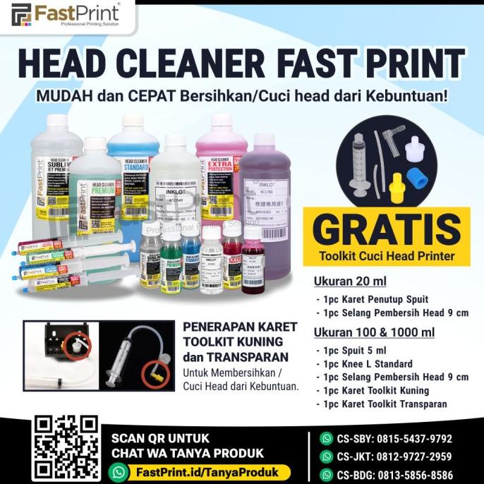 

Head Cleaner Original Epson Inklot Clear Cairan Printhead 100ML ffs01