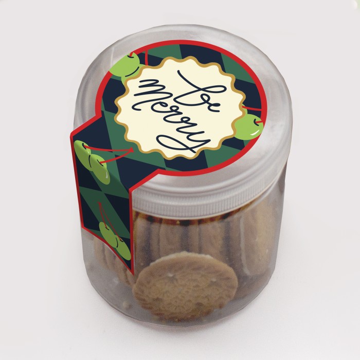 

Capricorn Design Sticker Toples Label Christmas Natal isi 1 - SNT 004