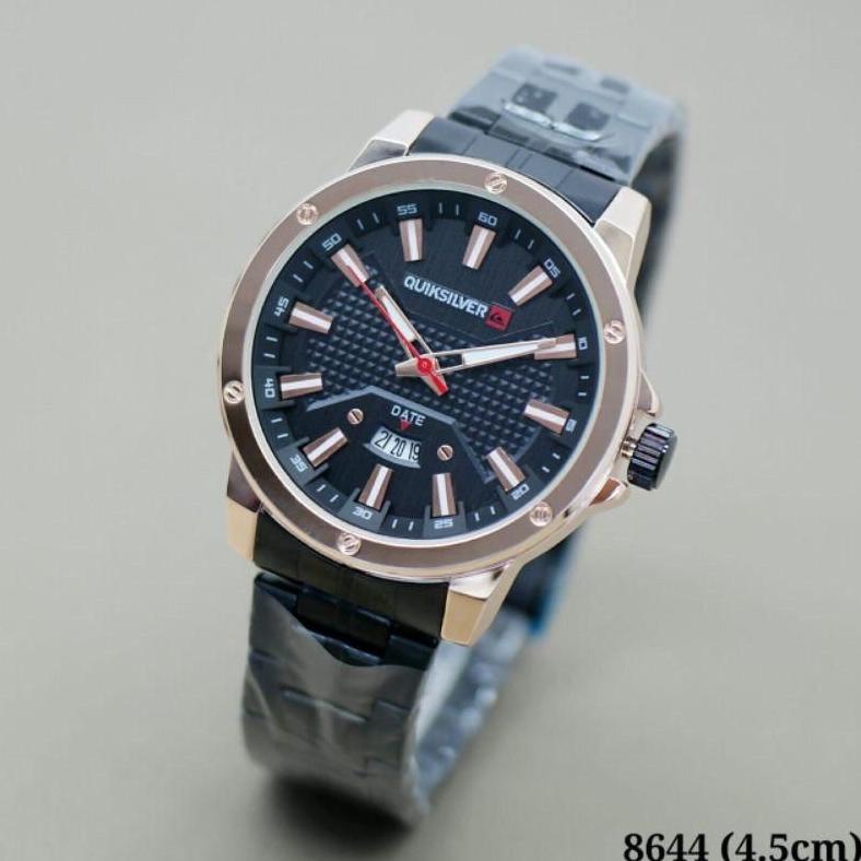 Jam Tangan Analog Qs Rantai Tangal aktif Rantai Stainless Stell Tahan Air