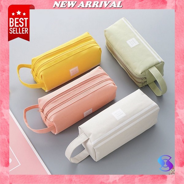 

[Juallaris](Ktps.4)Study Set Stationery Set Alat Tulis Sekolah Anak Set Atk Motif / Import Kotak Pensil Kain Portabel Sederhana / Penyimpanan Alat Tulis Tas Pensil Kreatif Lucu-Suning Mall