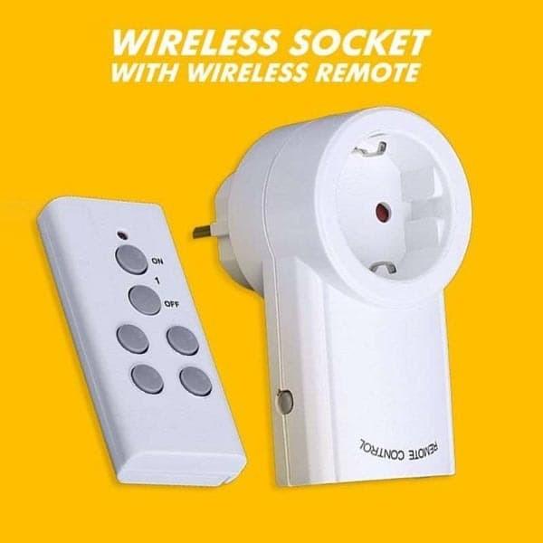 Terlaris Wireless Socket / Steker 433 Mhz, Remote Control