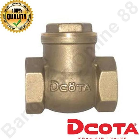 Check Valve 1/2" inch Kuningan Tabok Klep Swing 1/2" in Dcota Original