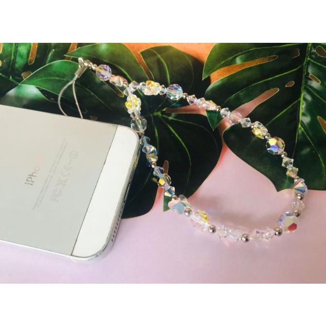 Charm Bandul Tali Strap Gantungan HP Hand Phone Swarovski