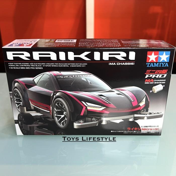 Mainan Rakit Mobil Tamiya Mini 4WD - Raikiri (ORIGINAL)
