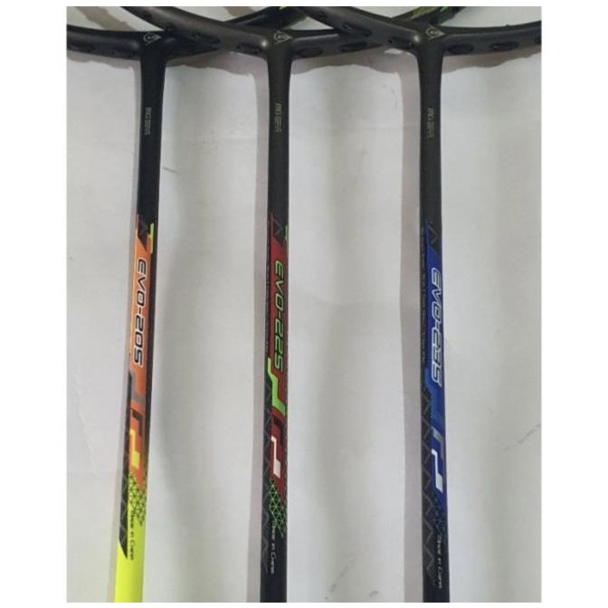 Raket Badminton NEW DUNLOP EVO 205/ EVO 225/ EVO 235 +SENAR + GRIP ORI