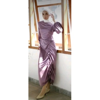 Dress darla silk (Dress full serut)
