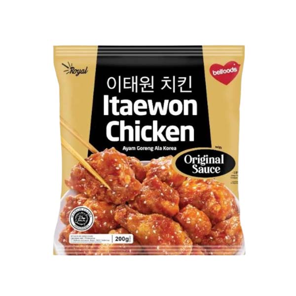 

BELFOODS ROYAL ITAEWON CHICKEN 200 GR - NUGGET