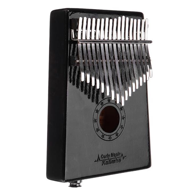 Flash Sale Terbaru Gecko Mc-B 17 Keys Kalimba Curly Maple Wood Thumb Piano Terlaris