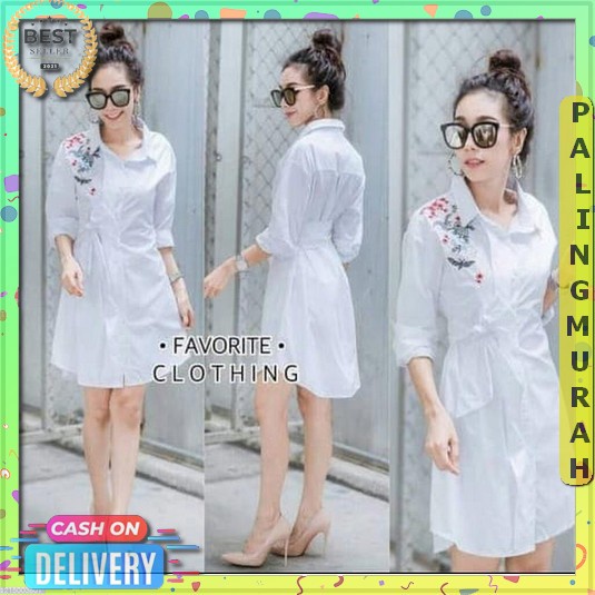 Bayar Di Tempat Fashion Wanita Baju Perempuan Seksi Casual Elegan Ketat Body Remaja Kekinian Dress R