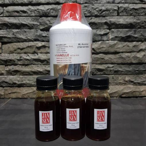 

Terlaris Jansen Vanilla Extract Halal / Vanila Ekstrak / Pasta Vanila Extra Fin
