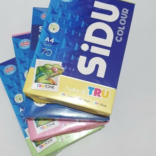 

Star KERTAS HVS SINAR DUNIA A4 70 GRAM / KERTAS HVS WARNA SIDU gas !!