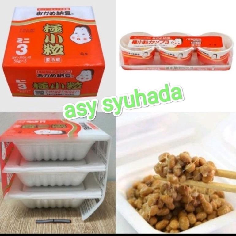 

>D2289) ⭐⭐⭐⭐⭐ okame natto kotsubu cup 3 / tape kedelai jepang / okame nato