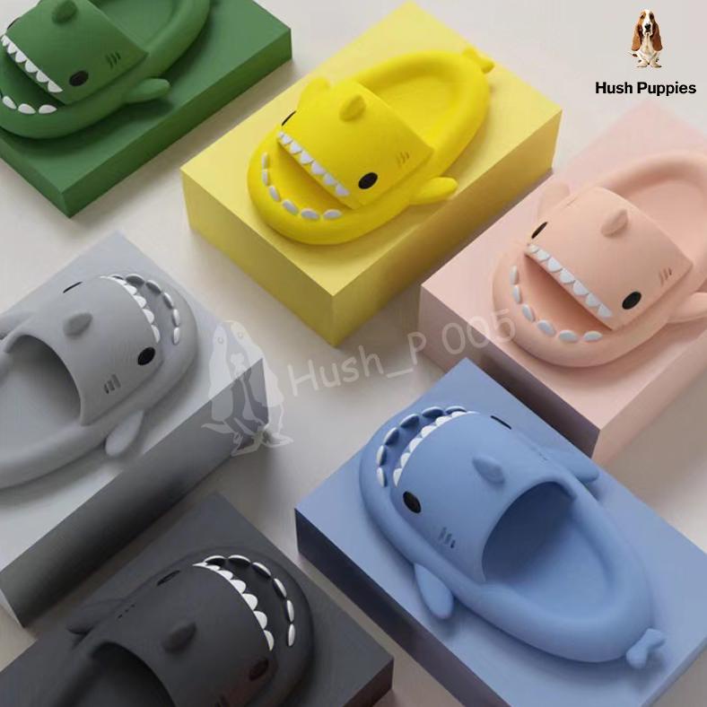 LARISS [Size 24-43] Komin Sandal Baby Shark Cartoon Sandal Anak Laki Laki Lucu Sandal Hiu Anak Senda