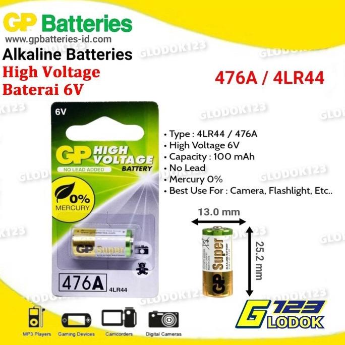 ❤[PROMO MURAH]❤ Baterai 4LR44 476A 6V GP Alkaline