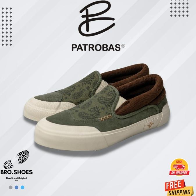 New [Original] Sepatu Patrobas War (Wasa Warisman) Slip-On [Bnib] Stok Terbatas