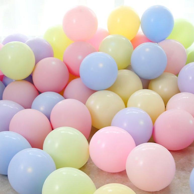 Macaron Pasta Latex Balon Karakter Hiasan Ulang Tahun Dekorasi Kado Kamar Wisuda Doff Rustic Unik