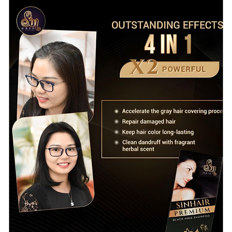 PROMO SHAMPOO SIN HAIR PENGHITAM UBAN  ASLI