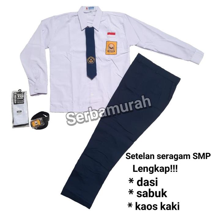 setelan seragam sekolah smp laki-laki baju seragam sekolah smp laki
