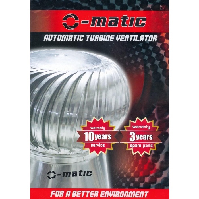 Terlaris Exhaust Roof Blower Ventilator Sirkulasi Udara Atap Pabrik 24"