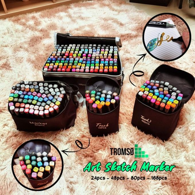 

Tromso Art Sketch Marker / Spidol Gambar Sentuh Dua Sisi