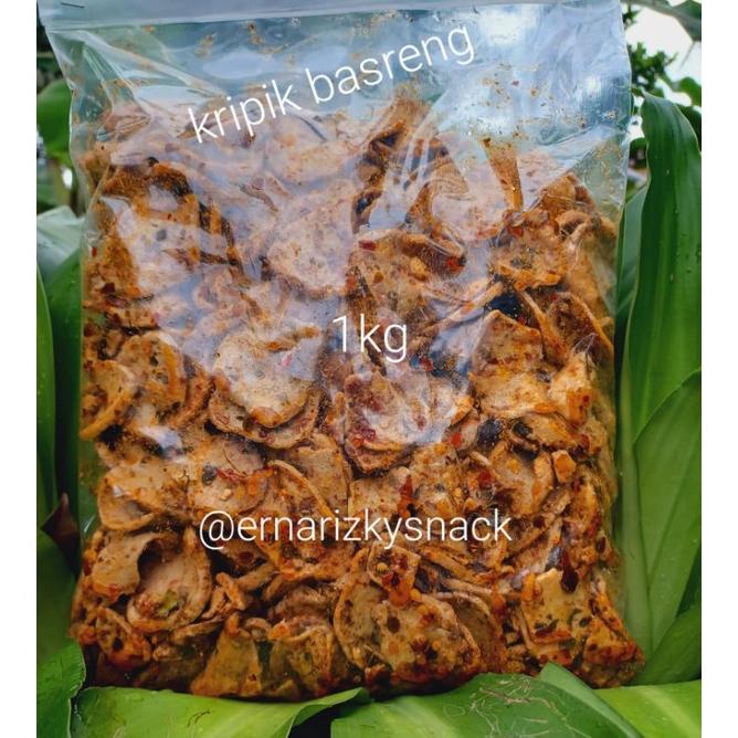 

KRIPIK BASRENG VIRAL SUPER RENYAH [ 1 kg ] PEDAS DAUN JRUK BUMBU BASAH REMPAH ASLI ( BEST SELLER ) Non COD