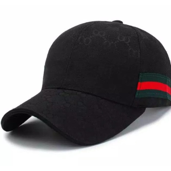TOPI PRIA ORIGINAL Gucci Pria Baseball - Hitam, All Size F4C8 topi baseball pria bayar ditempat taha