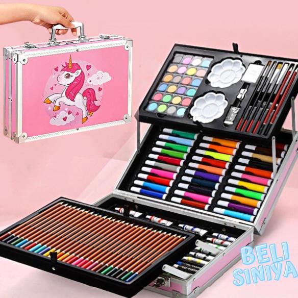 

Crayon Set 145 Pcs Set Lukis/ Alat Gambar / Water Colour / Kid Draw