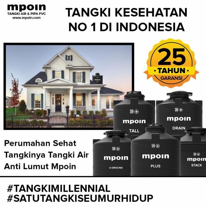 Toren Tanam/Under Ground Tank Mpoin 800 Garansi 3 Tahun