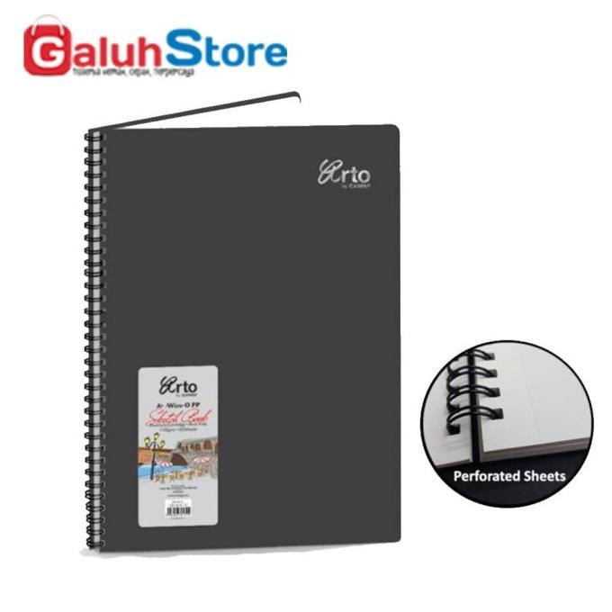 

Arto Sketch Book / Sketchbook / Sketsa Spiral A4 - 110gsm - 60 sheets
