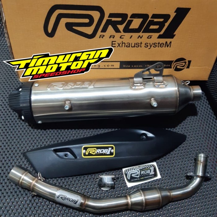 KNALPOT ROB1 NMAX NEW - AEROX 155 NEW CUP V