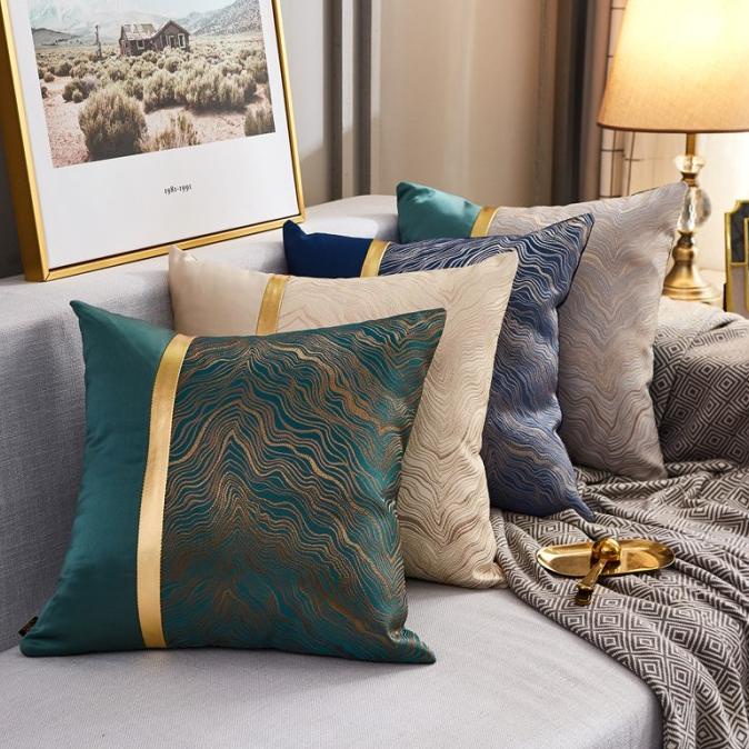 SARUNG BANTAL Sofa Cover Pillow Luxury Aesthetic list gold mewah