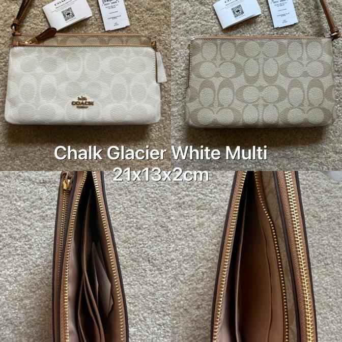 Best Sales Nwt Authentic Coach Double Zip Large Wristlet Discount