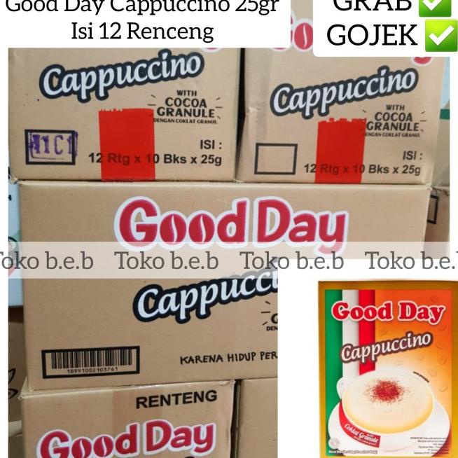 

Good Day Cappuccino Sachet 25Gr Grosir Karton Goodday Capucino Renceng