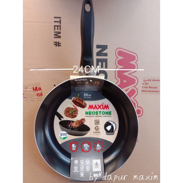 MAXIM NEOSTONE FRYPAN 24 cm TERMURAH