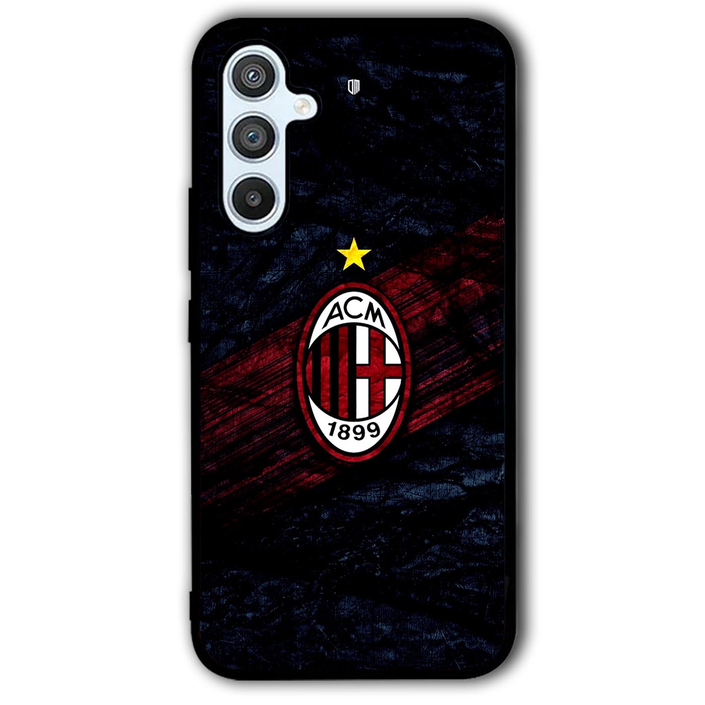 Case Samsung Galaxy A54 A34 A73 A72 A53 A52 A33 A32 A23 A14 A13 A12 Ac Milan BF0027