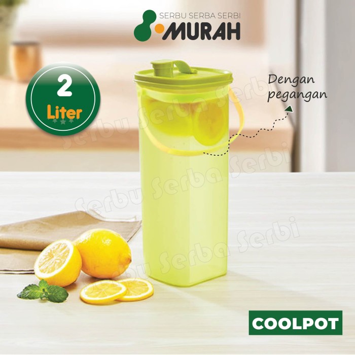 tempat minum anak SERBU MURAH - Botol Minum Air Kulkas 2 Liter - Cool Pot MIZU 2 Liter K6M9 sekolah 