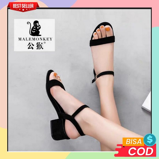 High Heels Korean Style Hak Tinggi Wanita Import Sandal Jinjit Wanita Terbaru 2023 Heels Wanita Kond