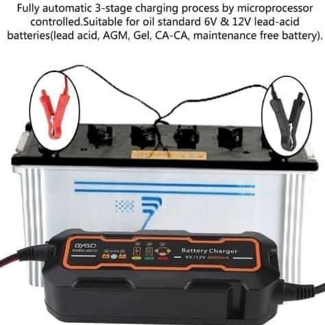 Charger Aki Portable / Charger Aki Mobil / Charger Aki Motor