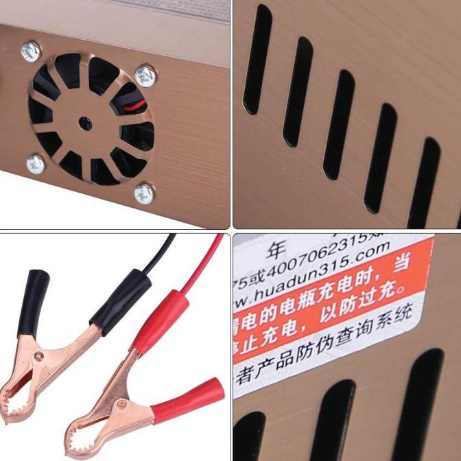 Cas Aki Charger Aki Accu Mobil Truk Battery 12V/24V 200Ah Kering Basah