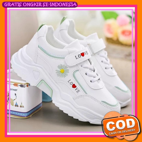 Sneakers Anak Perempuan Swpatu Sekolah Anak Perempuan Tk Sd Smp Srpatu Sneker Wanita Spatu Wanita Te