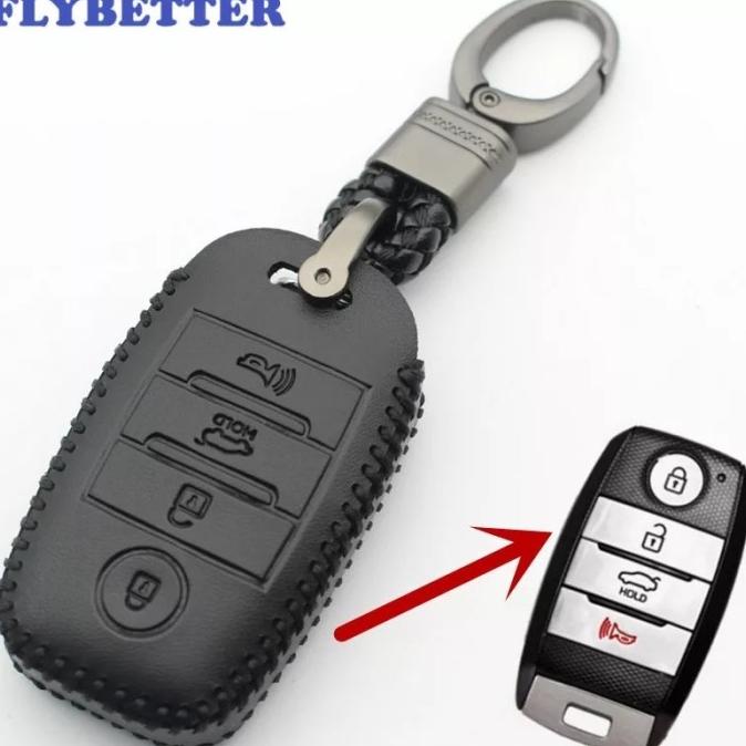 Sarung Kunci Kulit Kia Seltos Sonet (4 Tombol)