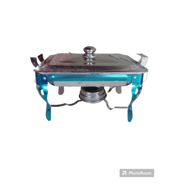 Square Chafing Dish Tempat Pemanas Makanan Prasmanan Warmer Square Pan M-586