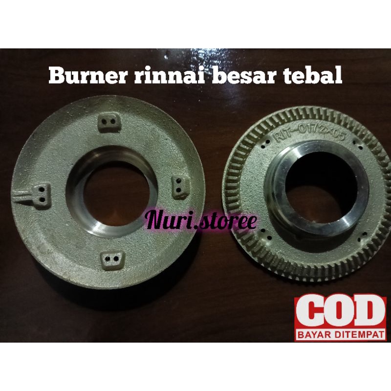 Burner kompor Rb tebal / Burner rinnai besar tebal / Burner kompor rinnai kanan tebal