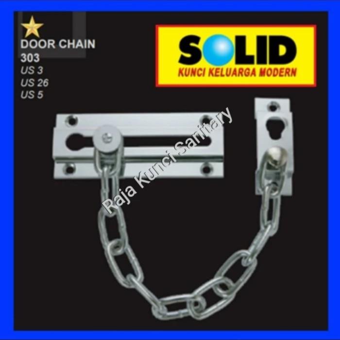 Grendel Grendel Rantai Solid 303/Door Chain/Grendel Rantai Pintu