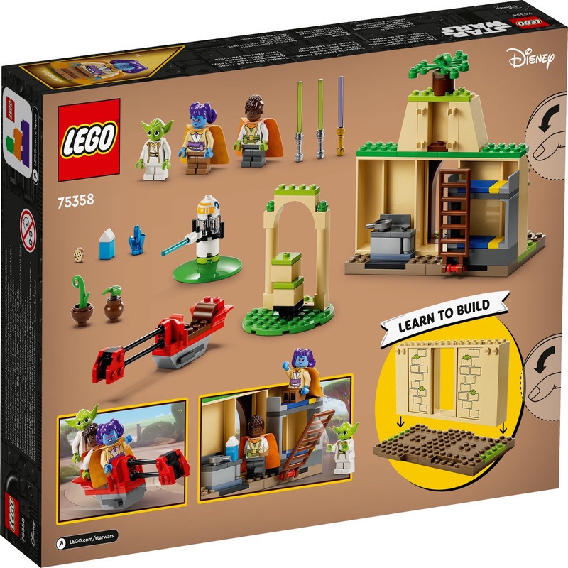 LEGO Star Wars 75358 Tenoo Jedi Temple Building Toy Set (124 Pieces) Star Wars Toys (4 Tahun+)